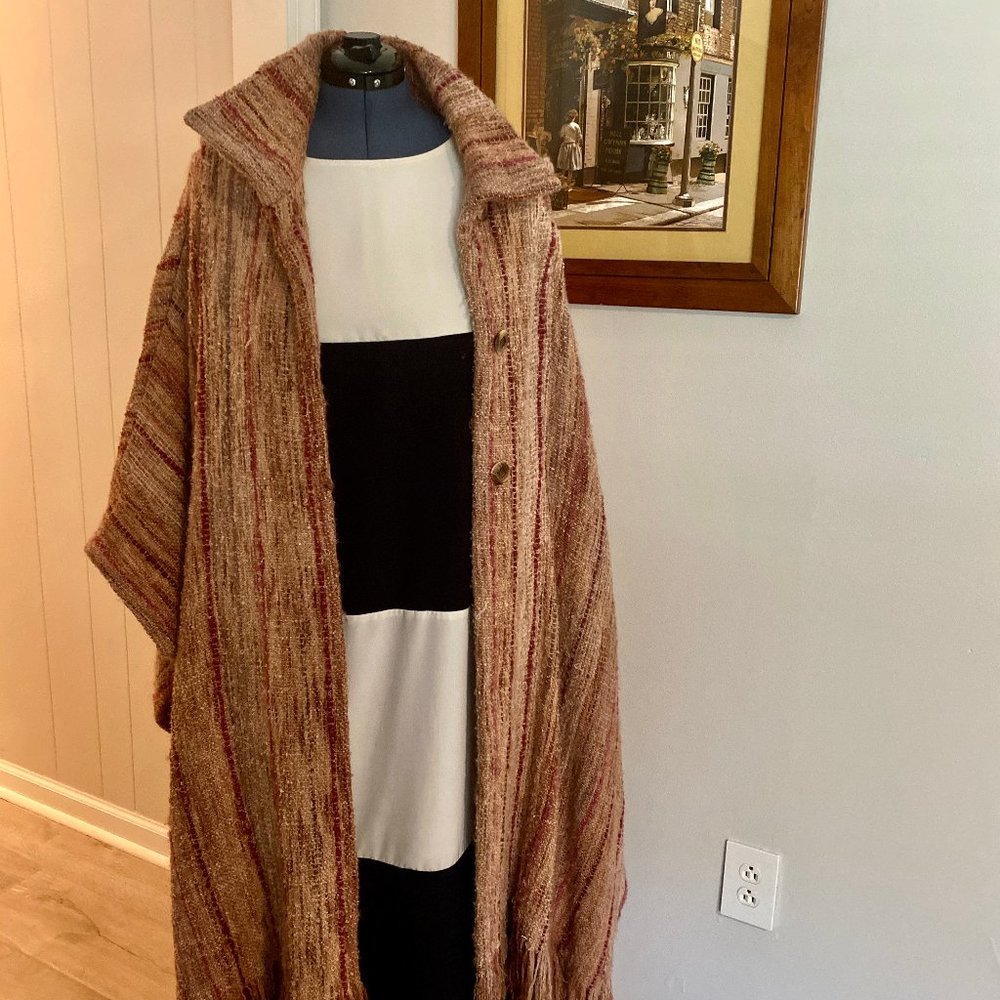 Hoch Wool Coat/Poncho View 5